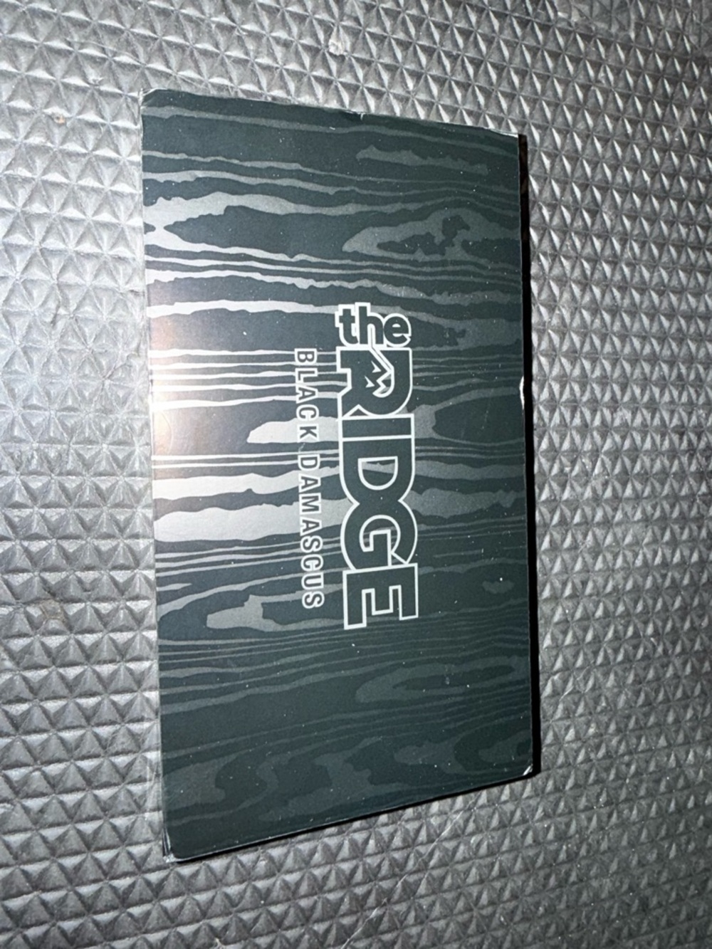 Ridge Wallet Black Damascus NEW